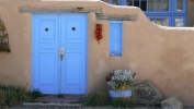 PICTURES/Taos And The High Road to Chimayo/t_Blue Door in Ranchos De Taos.JPG